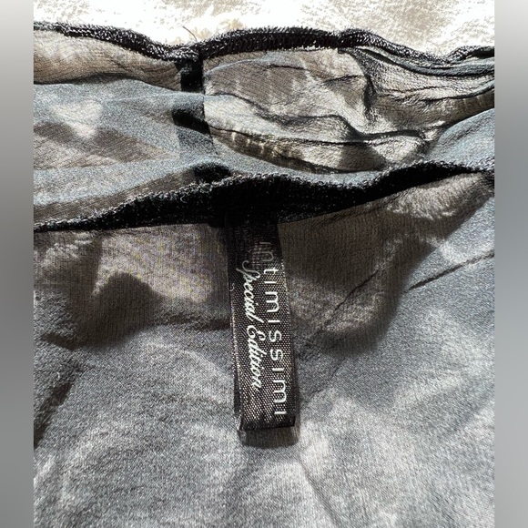 Black Silk Robe - Picture 5 of 5